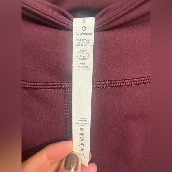 Lululemon Wunder Under Crop High-Rise Flocked Leggings - Picture 6 of 11